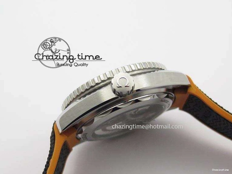 0109 Thermal 2016 Planet Ocean 45mm SS JHF Black Dial On Nylon Strap A 8245